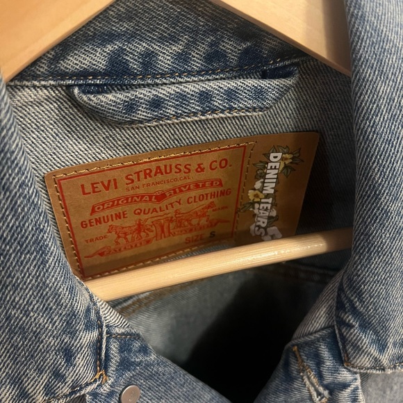 Denim Tears Levi's Denim Jacket Size Small - Picture 3 of 8